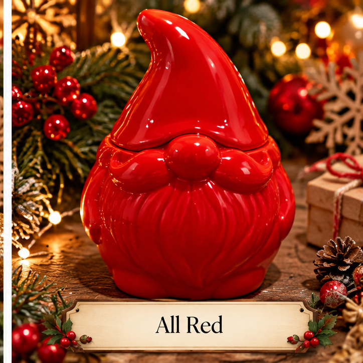 Handmade Santa Gonk Trinket Pots – Christmas Resin Storage Jars